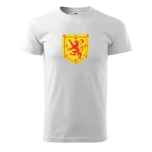 Škótsky lev na hrudi