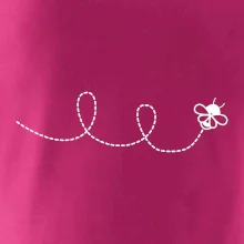 Dráha letu včely - slučka Dráha letu včely - slučka