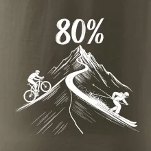 Narodeniny cyklista a lyžiar 80