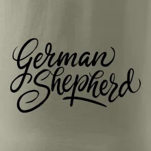 German shepherd - nápis okrasny - nápis okrasný