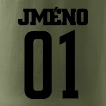 Futbalový dres - vlastné meno a číslo