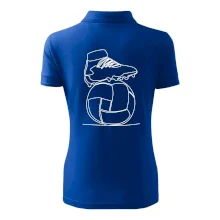 Futbalová lopta kopačka jedným ťahom