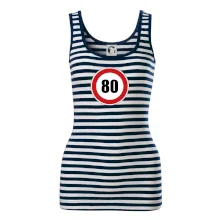 Dopravná značka - obmedzenie rýchlosti 80 Dopravná značka - obmedzenie rýchlosti 80