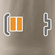 Rodinné tričká - batéria - otecko