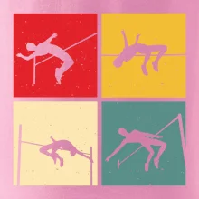 Skok do výšky vintage