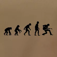 Evolúcia gitarista - kľačiaci