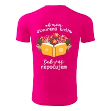 Ak mám otvorenú knihu, tak vás nepočujem