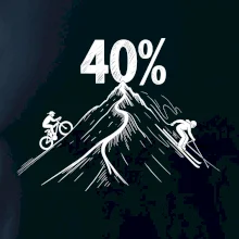 Narodeniny cyklista a lyžiar 40