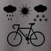 Cyklista za každého počasia
