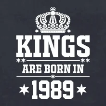 Kings are born in 1989