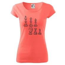 Šachové figúrky kreslené