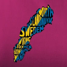 Mapy - názvy miest - Švédsko