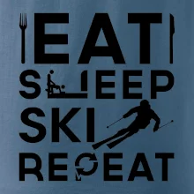 Eat sleep ski repeat