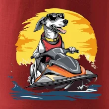 Chrt na vodnom skútri