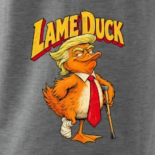 Trump jako kulhající kachna retro komiks