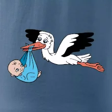 Bocian a bábätko - chlapec (Hana-creative) Bocian a bábätko - chlapec (Hana-creative)