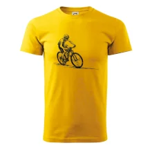 MTB kreslený cyklista MTB kreslený cyklista