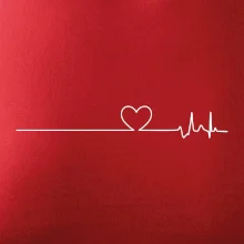 Poker EKG srdce červené Poker EKG srdce červené