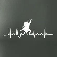 EKG tanec - tancujúca dvojica