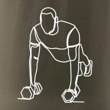 Tréner fitness jedným ťahom