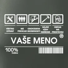 Vaše meno - čiarový kód