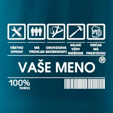 Vaše meno - čiarový kód