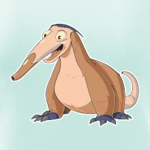 Mravčiar kreslený hnedý