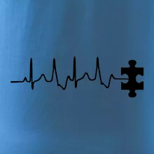 EKG puzzle rozpojené