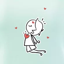 Párový motív - panáčik a magnet