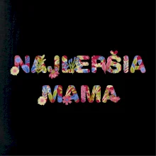 Kvetinový nápis - Najlepšia mama