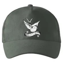 Love holubica - kreslená