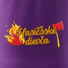 Hasičšské dievča oheň a sekera