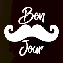 Mustache Bon Jour