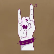 Rocková ruka dámska