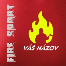 Hasiči - oheň - Váš názov - Prsník + chrbát