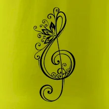 Husľový kľúč kvety