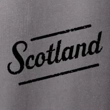 Scotland Vintage nápis Scotland Vintage nápis