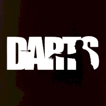 Darts - nápis so šípkarom