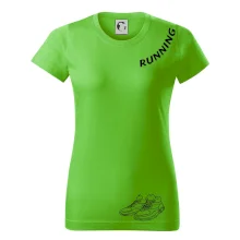 Running nápis šikmo