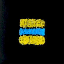 Turistická Cyklo značka - žlto modrá