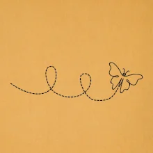 Dráha letu motýľa - slučka