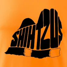 Shih-tzu - nápis v tele Shih-tzu - nápis v tele