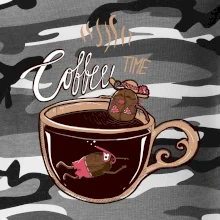 Coffee time bath (Pecka design)