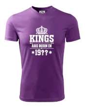 Kings are born in vlastný ročník