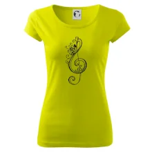 Husľový kľúč kvety Husľový kľúč kvety