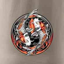 Yin & Yang Koi kapor - oranžový