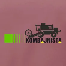 Kombajnista zelená a žltá