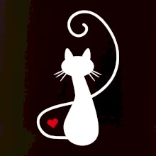 Zamilovaná mačka spredu Zamilovaná mačka spredu