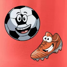 Parové tričko - Kopačka a lopta