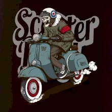 Skúter boy v bunde Skúter boy v bunde